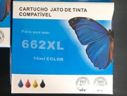 Cartucho Compatível HP 662XL - Colorido